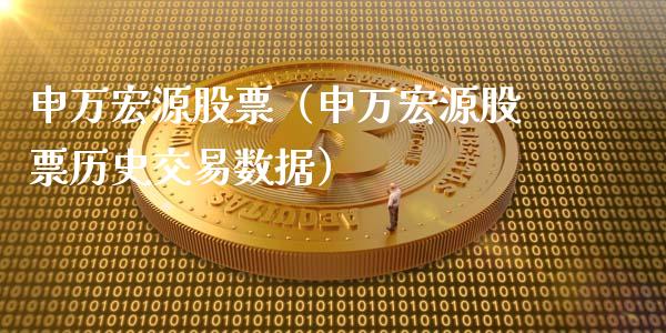 申万宏源股票（申万宏源股票历史交易数据）_https://www.gzqbddp.com_财经资讯_第1张