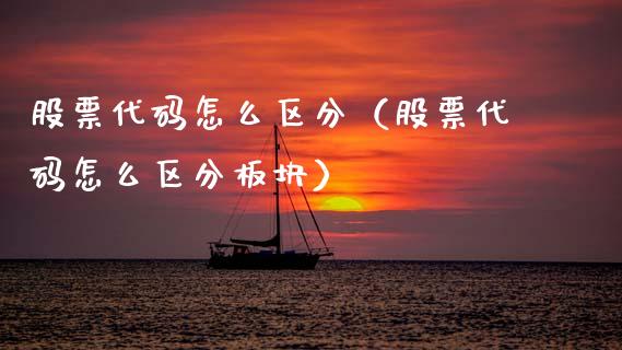 股票代码怎么区分（股票代码怎么区分板块）_https://www.gzqbddp.com_选股技巧_第1张