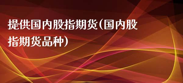 提供国内股指期货(国内股指期货品种)_https://www.gzqbddp.com_财经直播室_第1张