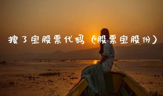 搜了宝股票代码（股票宝股份）_https://www.gzqbddp.com_技术分析_第1张