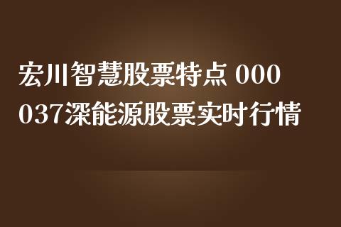 宏川智慧股票特点 000037深能源股票实时行情_https://www.gzqbddp.com_股票知识_第1张