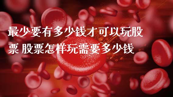 最少要有多少钱才可以玩股票 股票怎样玩需要多少钱_https://www.gzqbddp.com_选股技巧_第1张