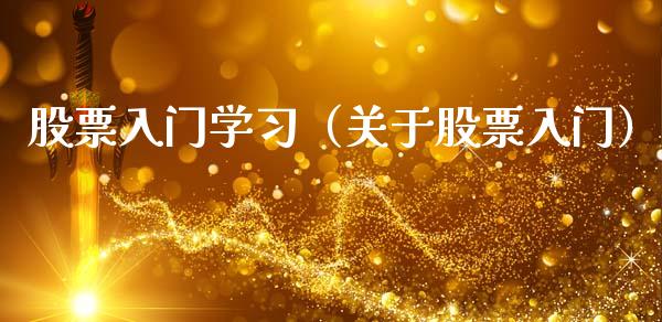股票入门学习（关于股票入门）_https://www.gzqbddp.com_炒股经验_第1张