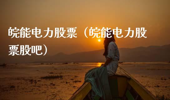 皖能电力股票（皖能电力股票股吧）_https://www.gzqbddp.com_技术分析_第1张