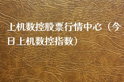 上机数控股票行情中心（今日上机数控指数）_https://www.gzqbddp.com_炒股经验_第1张