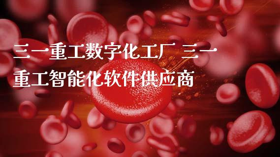 三一重工数字化工厂 三一重工智能化软件供应商_https://www.gzqbddp.com_股票知识_第1张