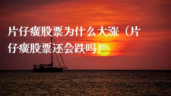片仔癀股票为什么大涨（片仔癀股票还会跌吗）_https://www.gzqbddp.com_技术分析_第1张
