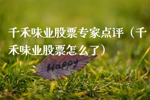 千禾味业股票专家点评（千禾味业股票怎么了）_https://www.gzqbddp.com_选股技巧_第1张