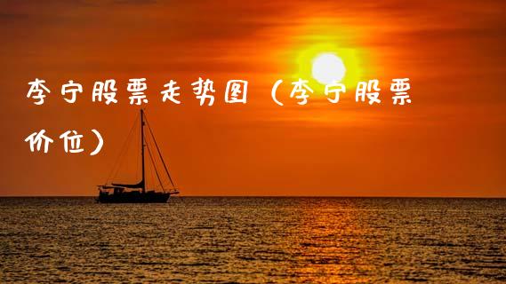 李宁股票走势图（李宁股票价位）_https://www.gzqbddp.com_炒股经验_第1张