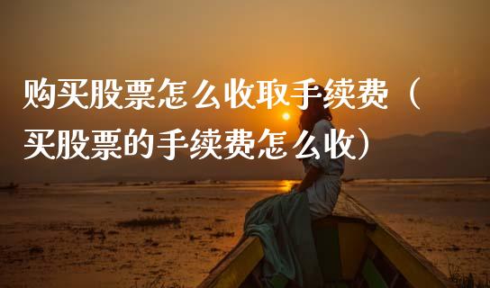 购买股票怎么收取手续费（买股票的手续费怎么收）_https://www.gzqbddp.com_股票知识_第1张