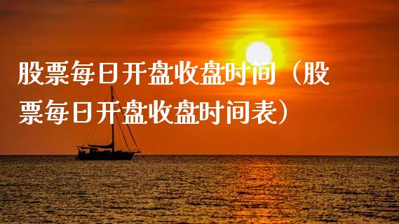 股票每日**收盘时间（股票每日**收盘时间表）_https://www.gzqbddp.com_炒股经验_第1张