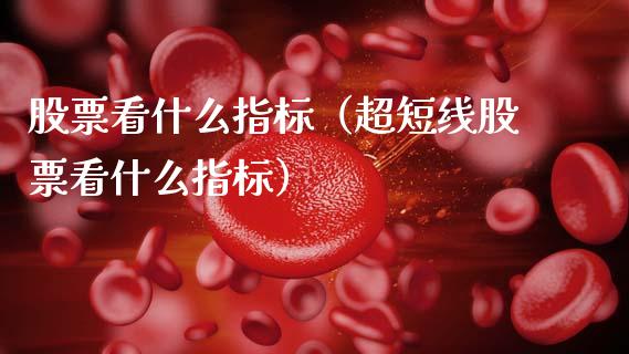 股票看什么指标（超短线股票看什么指标）_https://www.gzqbddp.com_技术分析_第1张