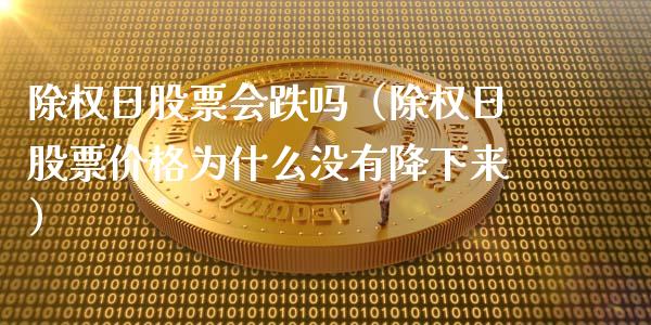除权日股票会跌吗（除权日股票价格为什么没有降下来）_https://www.gzqbddp.com_技术分析_第1张