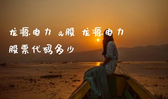 龙源电力 a股 龙源电力股票代码多少_https://www.gzqbddp.com_炒股经验_第1张