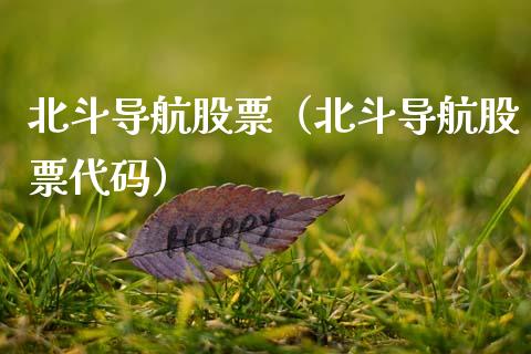 北斗导航股票（北斗导航股票代码）_https://www.gzqbddp.com_技术分析_第1张