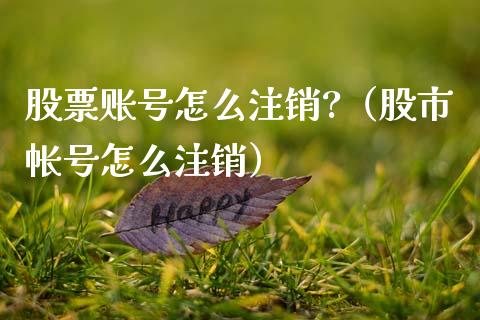股票账号怎么注销?（股市帐号怎么注销）_https://www.gzqbddp.com_技术分析_第1张