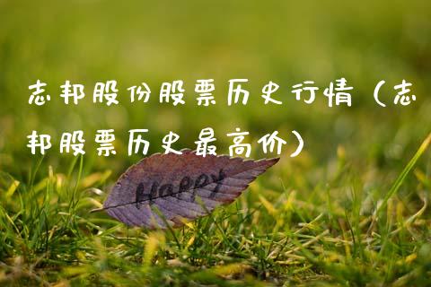 志邦股份股票历史行情（志邦股票历史最高价）_https://www.gzqbddp.com_技术分析_第1张