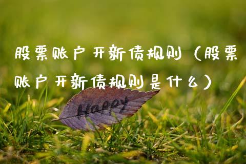 股票账户开新债规则（股票账户开新债规则是什么）_https://www.gzqbddp.com_技术分析_第1张