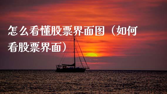 怎么看懂股票界面图（如何看股票界面）_https://www.gzqbddp.com_股票知识_第1张